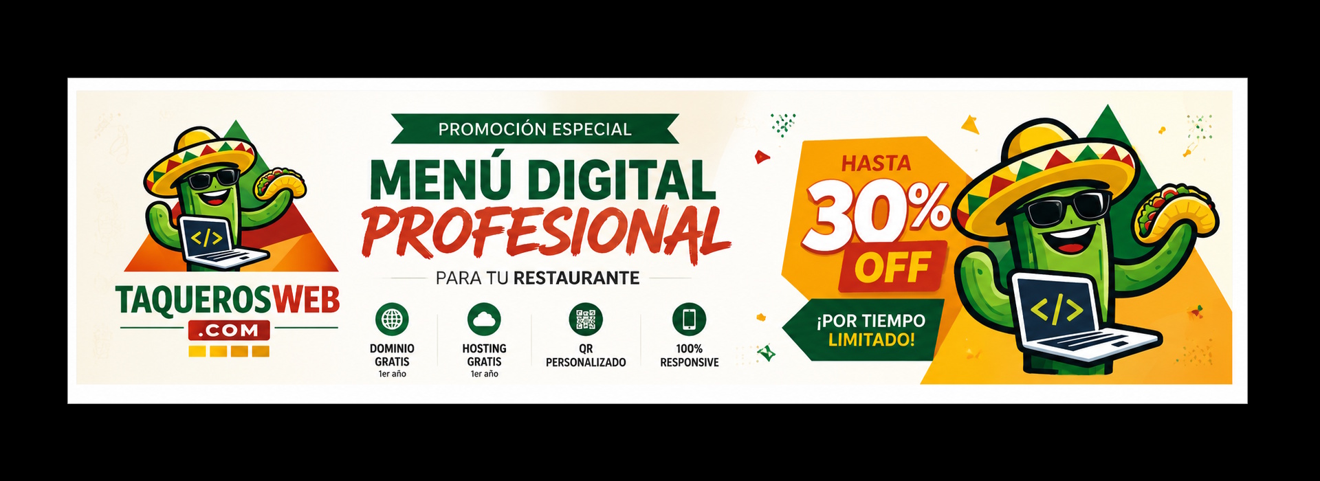 Menú Digital de TaquerosWeb