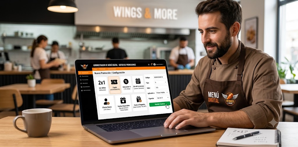 Ejemplo de restaurante digitalizado con TaquerosWeb 5